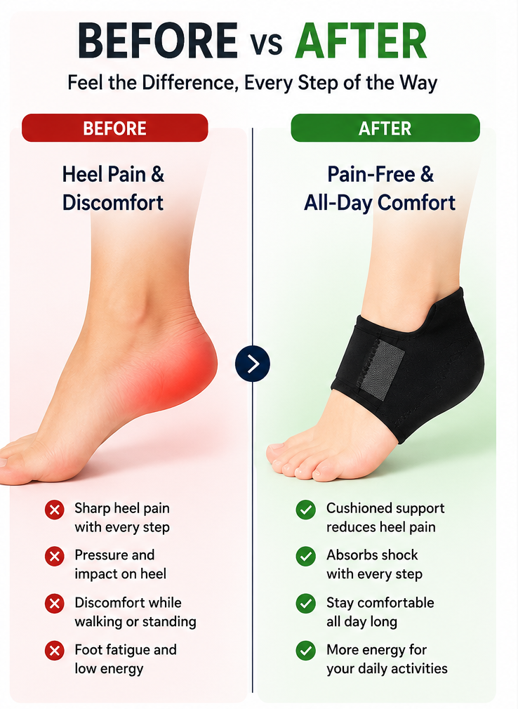 Silicon Gel Heel Cushion Support